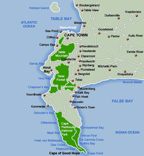 cape-peninsula-map